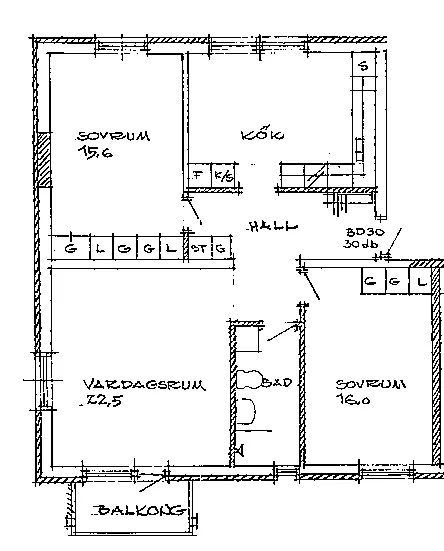 Hyreslägenhet på Sävsjö i savsjo