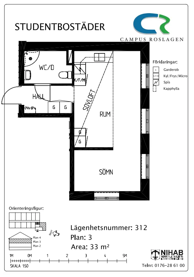 Hyreslägenhet på Norrtälje i norrtalje