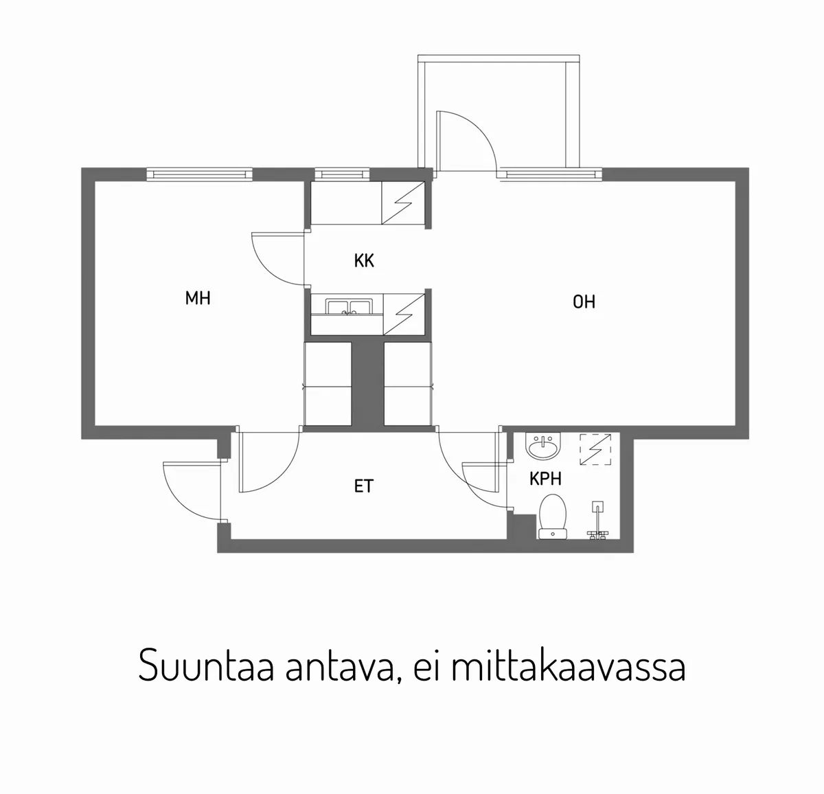 Hyreslägenhet på Kuopio i kuopio