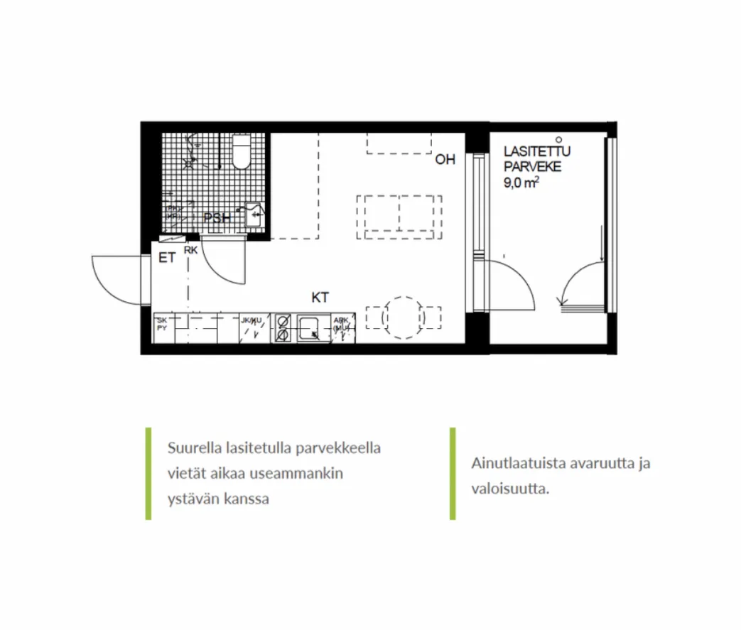 Hyreslägenhet på Helsinki i helsinki