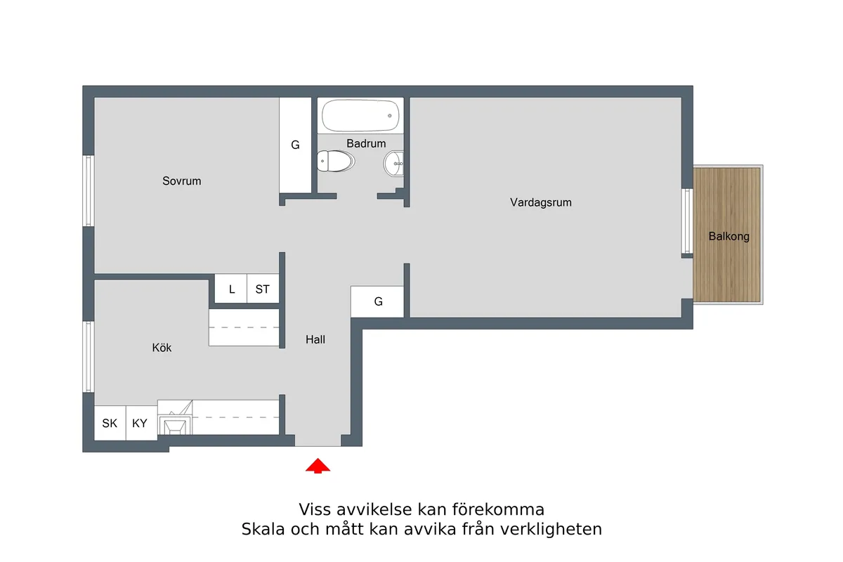 Hyreslägenhet på Finspång i finspang
