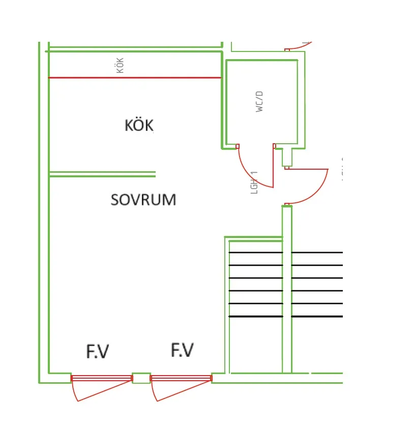 Hyreslägenhet på Kumla i kumla