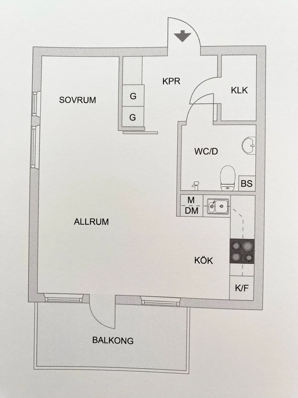 Hyreslägenhet på Täby i taby