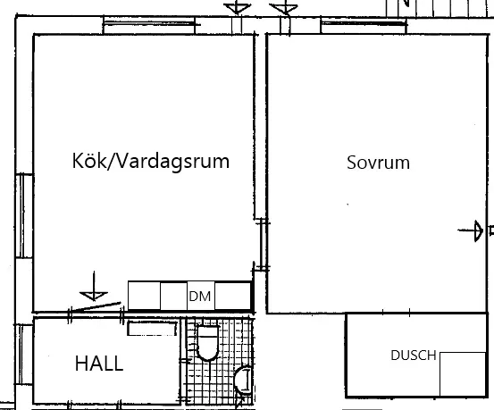 Hyreslägenhet på Katrineholm i katrineholm