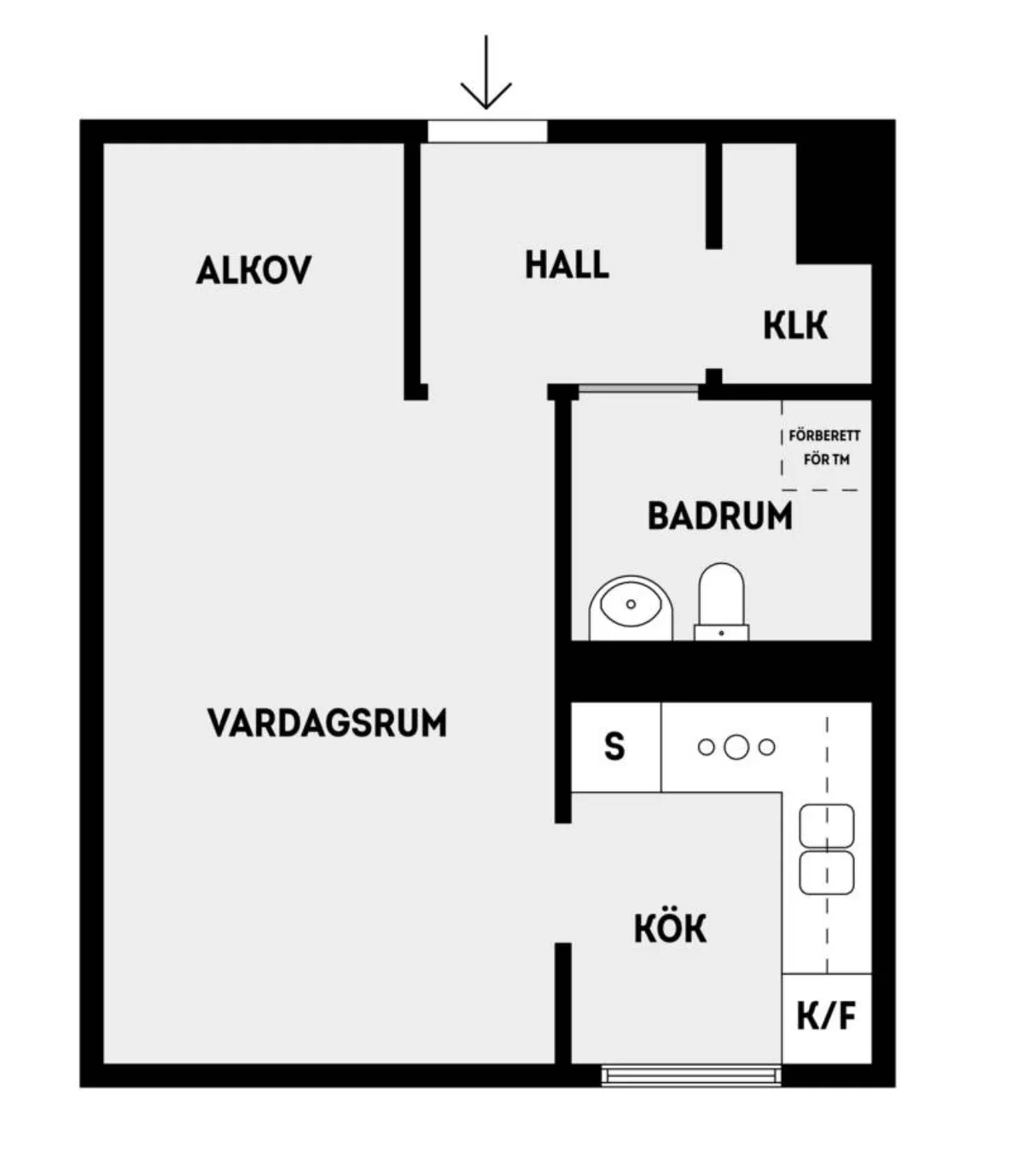 Hyreslägenhet på Täby i taby