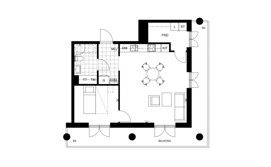 Hyreslägenhet på Stockholm i stockholm
