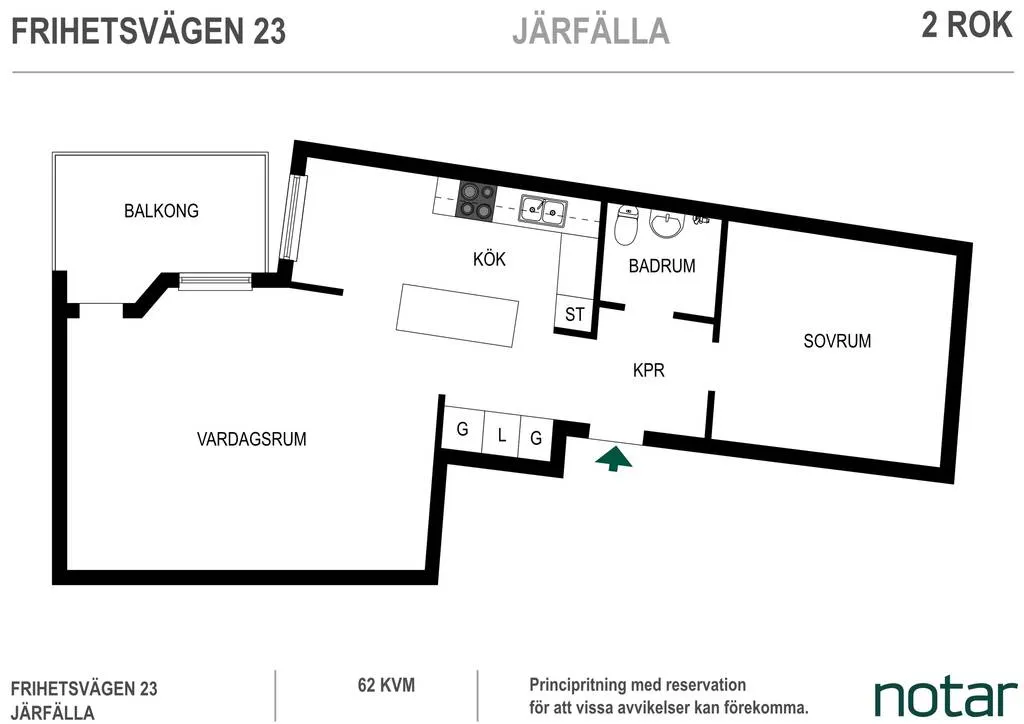 Hyreslägenhet på Järfälla i jarfalla