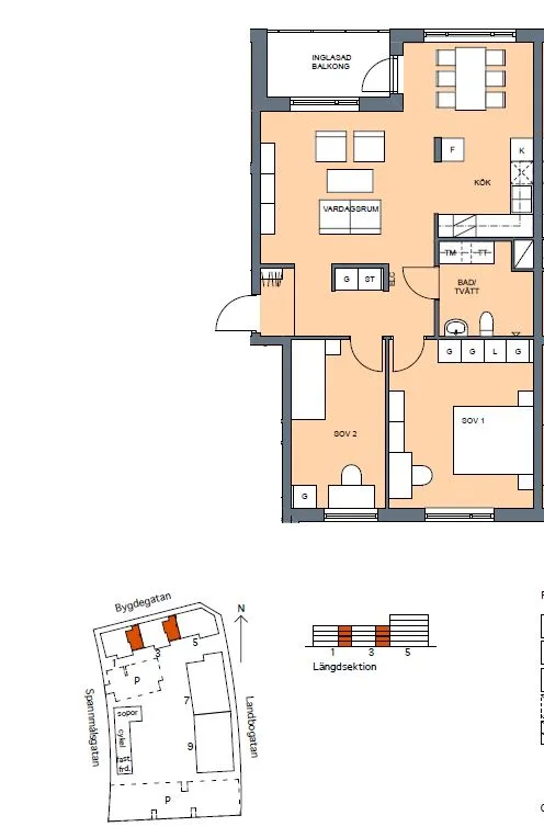 Hyreslägenhet på Linköping i linkoping