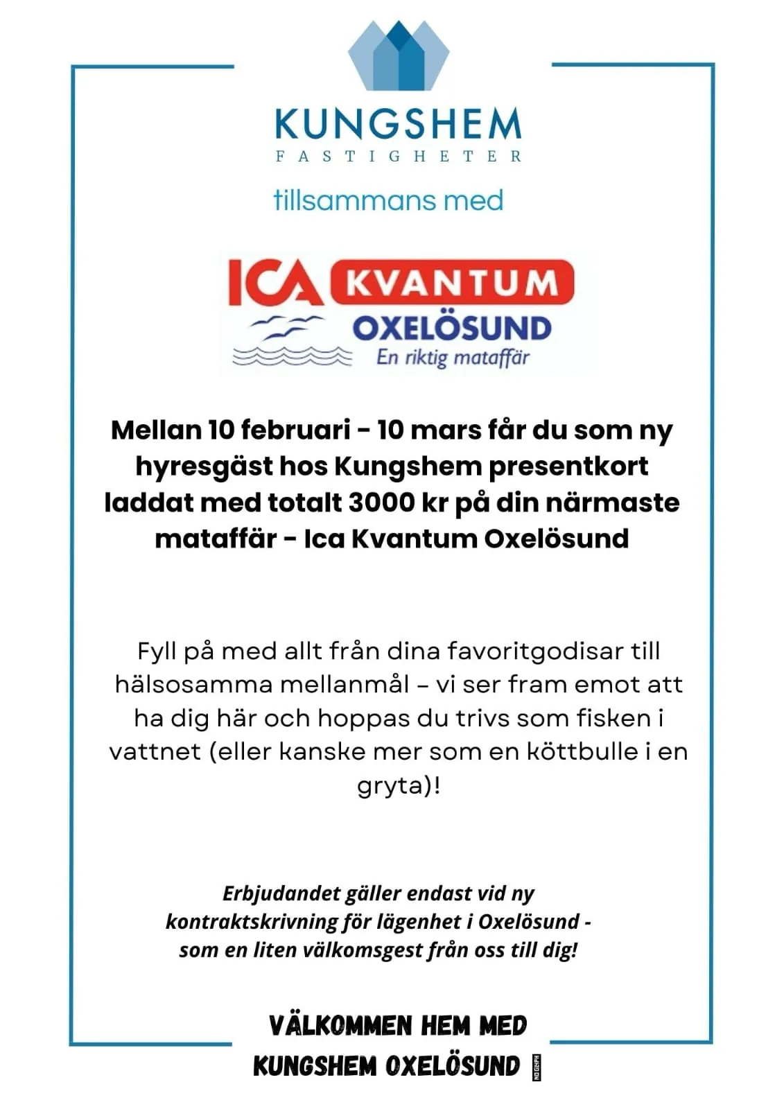 Hyreslägenhet på Oxelösund i oxelosund