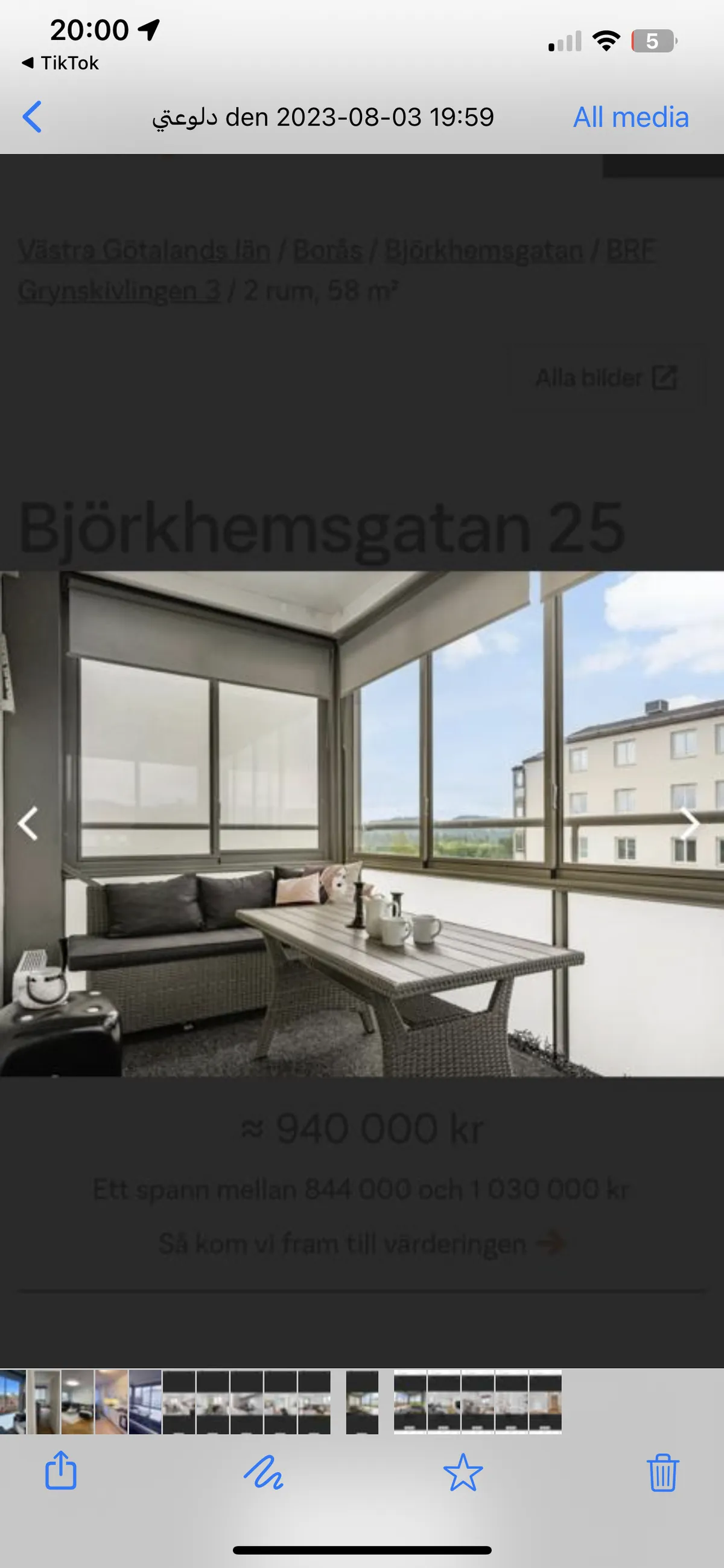 Hyreslägenhet på Borås i boras
