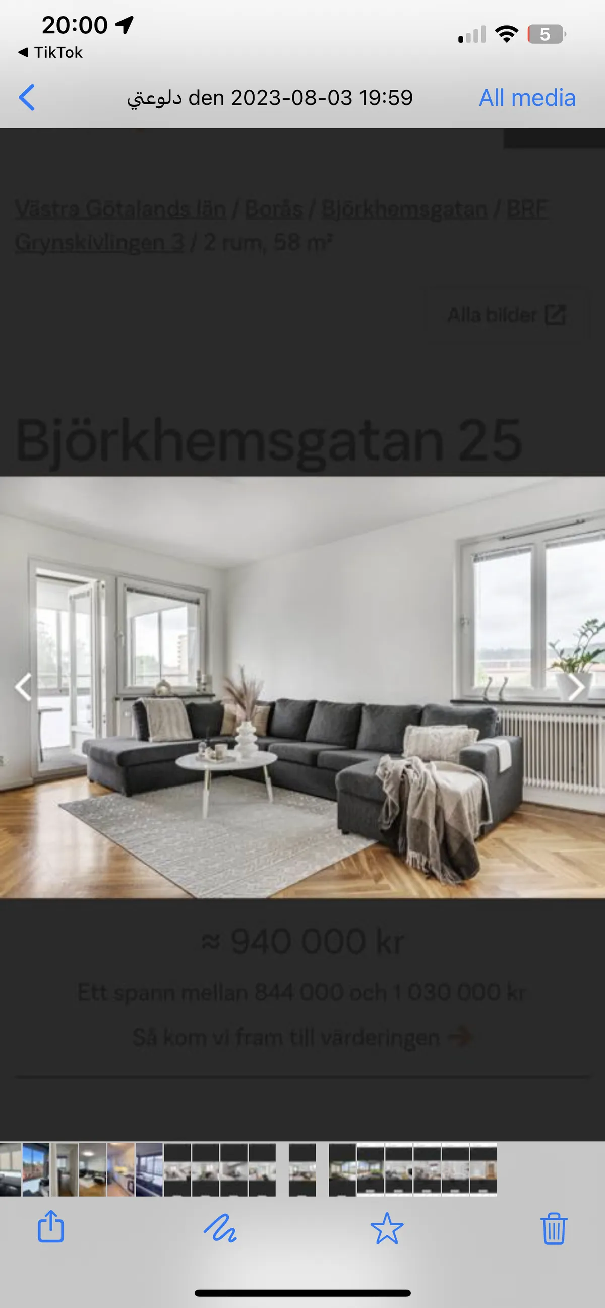Hyreslägenhet på Borås i boras