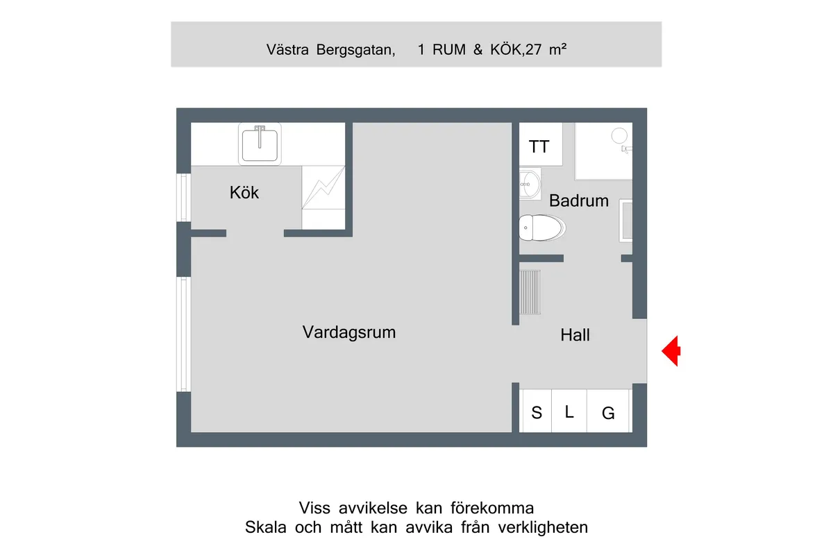 Hyreslägenhet på Tranås i tranas