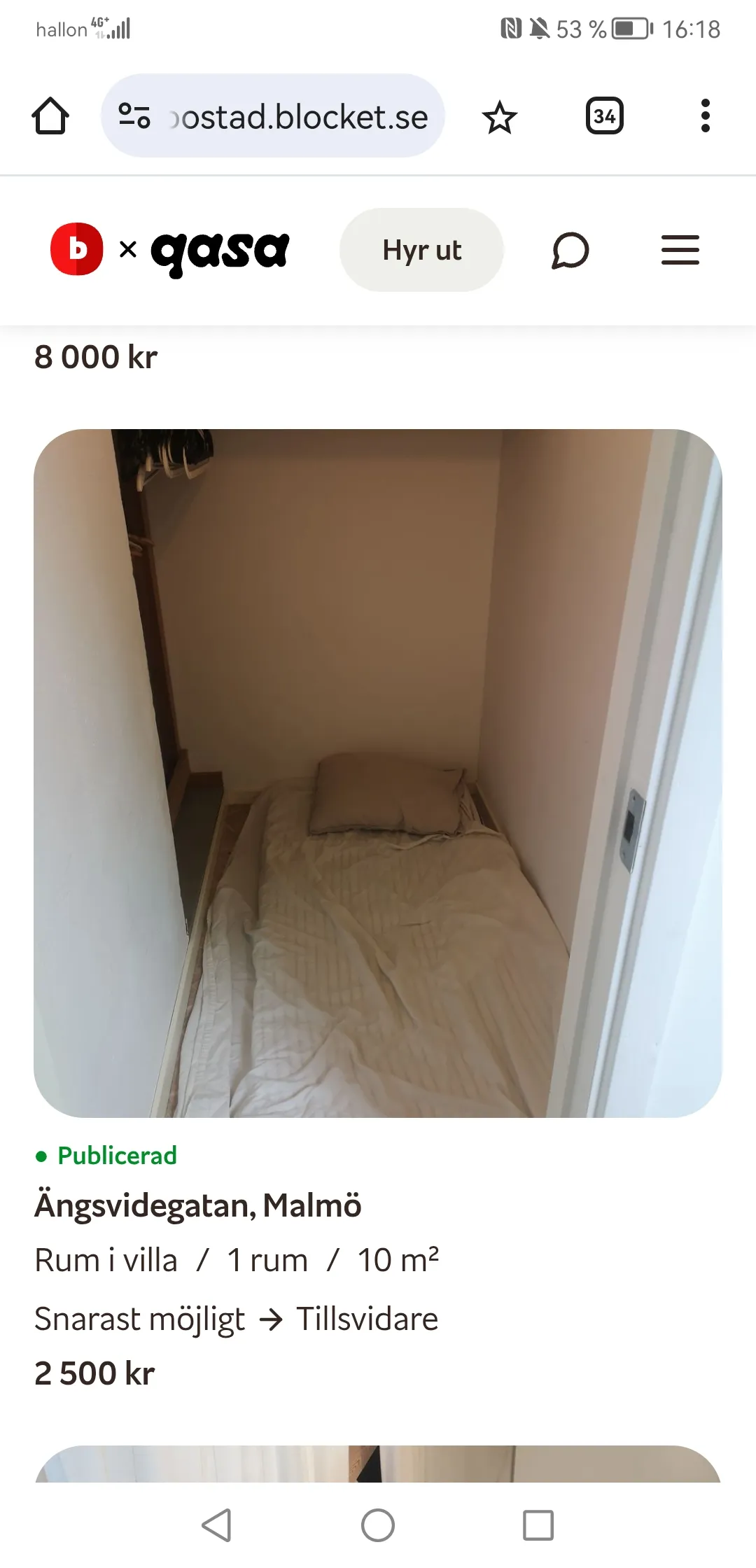 Hyresbostad på Malmö i malmo