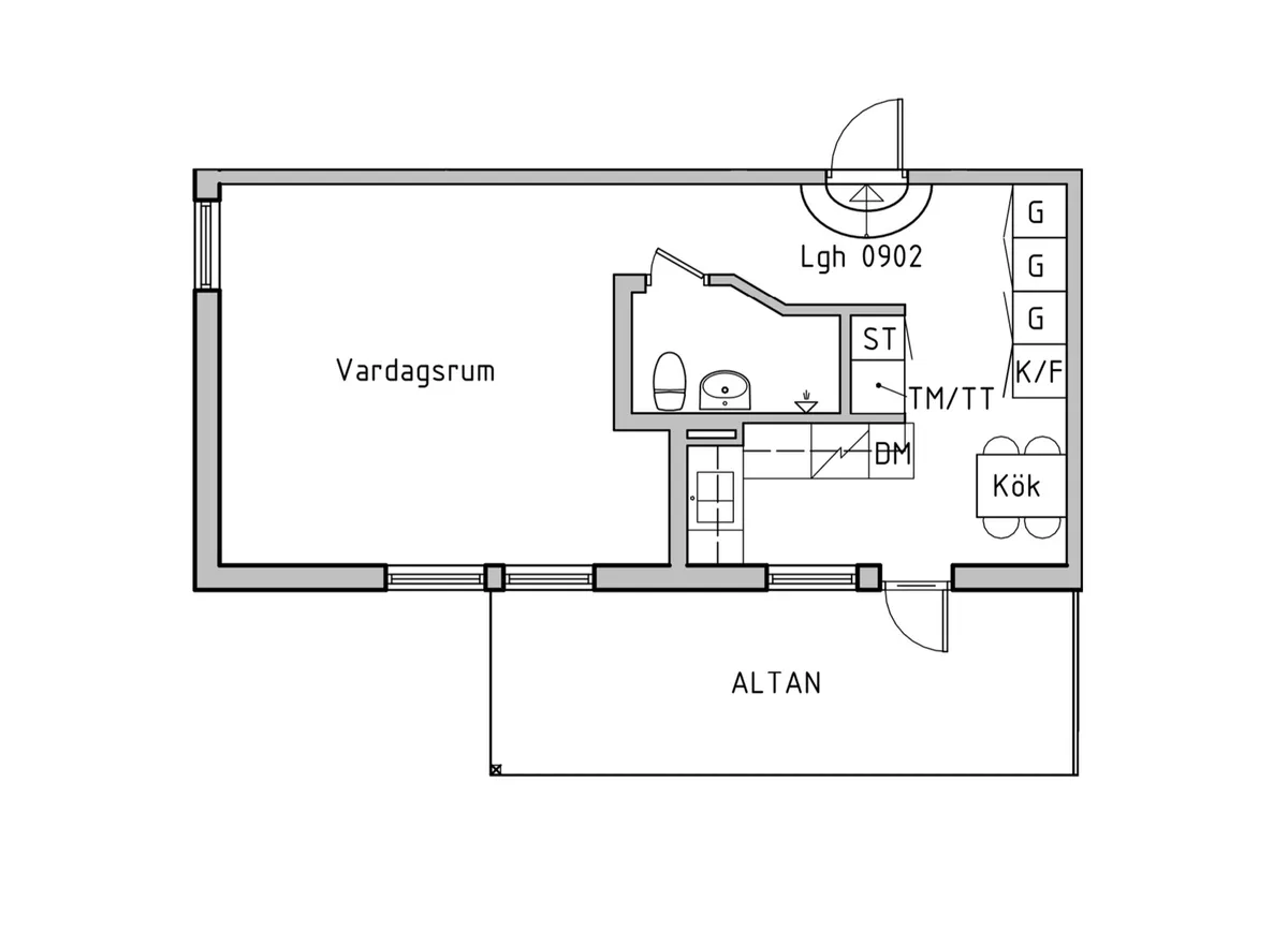 Hyreslägenhet på Virserum i virserum