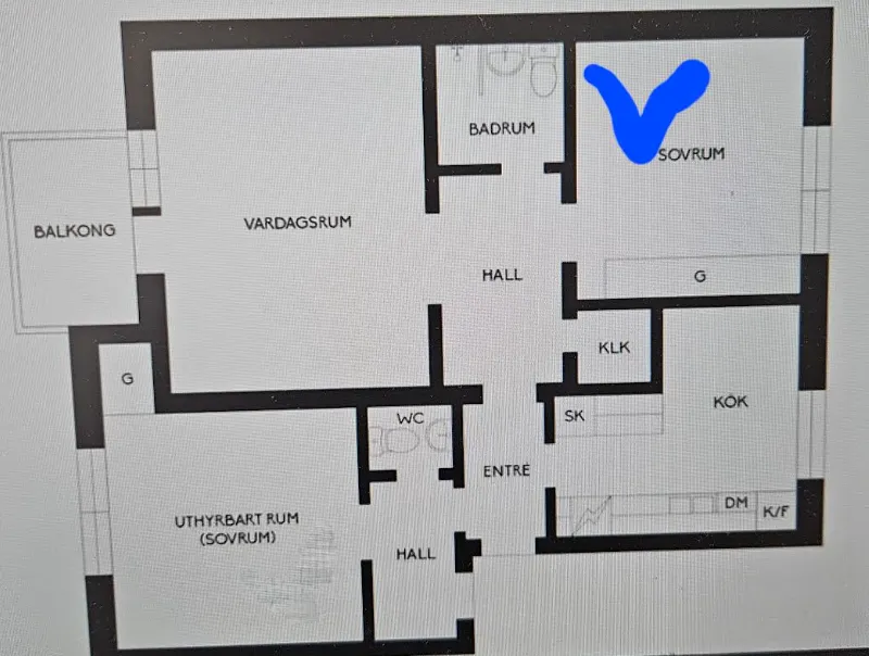 Hyreslägenhet på Halmstad i halmstad
