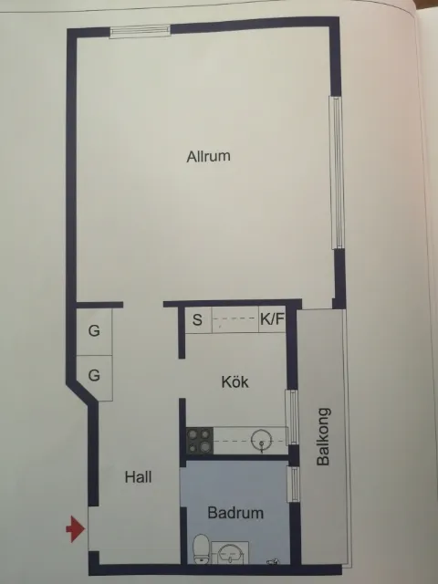 Hyreslägenhet på Bromma i bromma