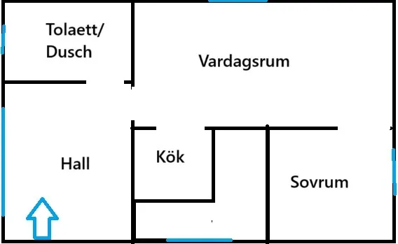Hyresbostad på Olofstorp i olofstorp