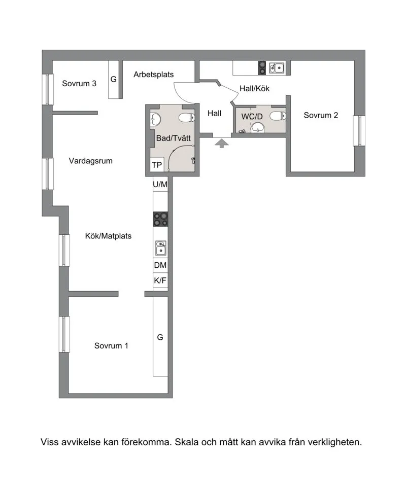 Hyreslägenhet på Solna i solna