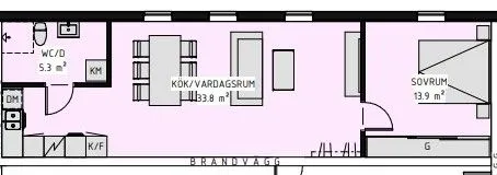 Hyreslägenhet på Ramnäs i ramnas
