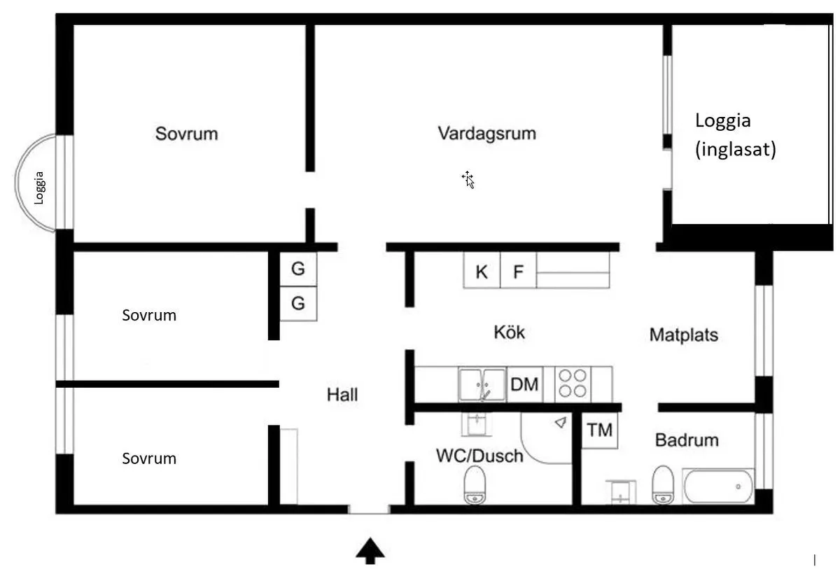 Hyreslägenhet på Västerås i vasteras