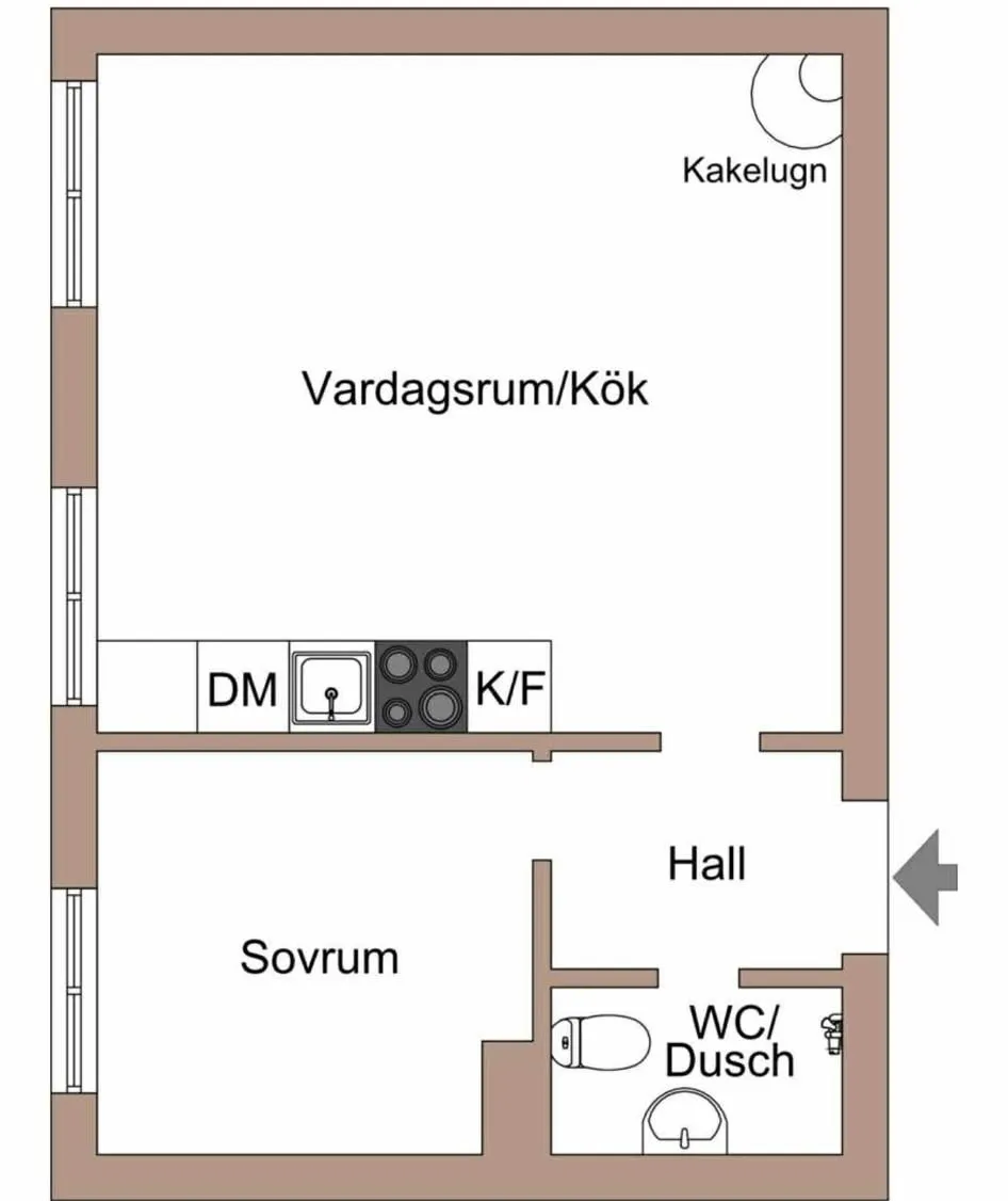 Hyreslägenhet på Stockholm i stockholm