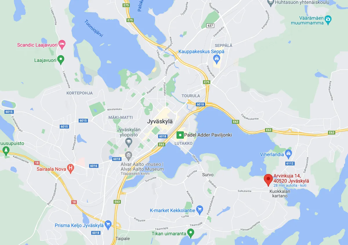 Hyresbostad på Jyväskylä i jyvaskyla