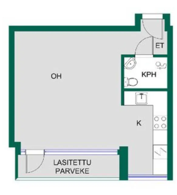 Hyreslägenhet på Helsinki i helsinki