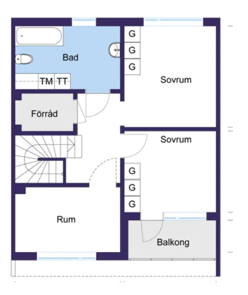 Hyresbostad på Spånga i spanga