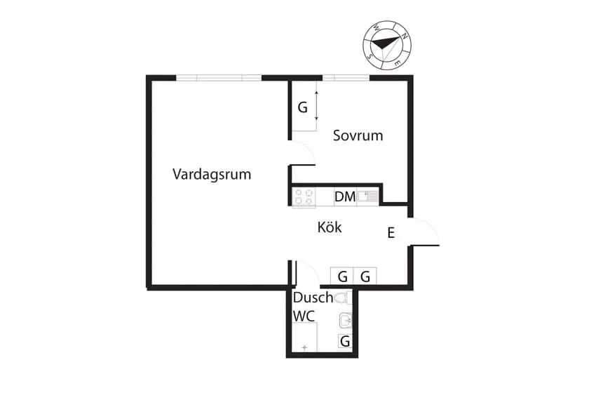 Hyreslägenhet på Farsta i farsta