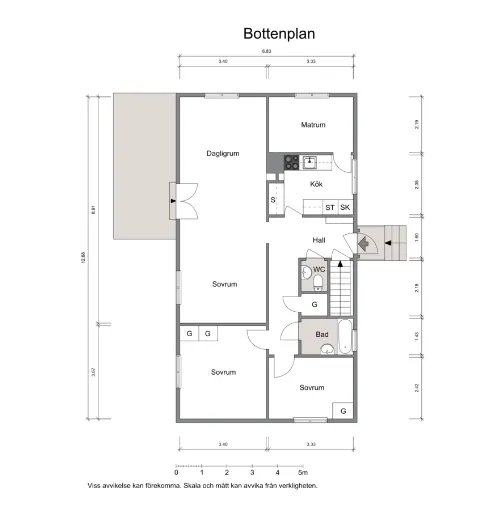 Hyresbostad på Boden i boden