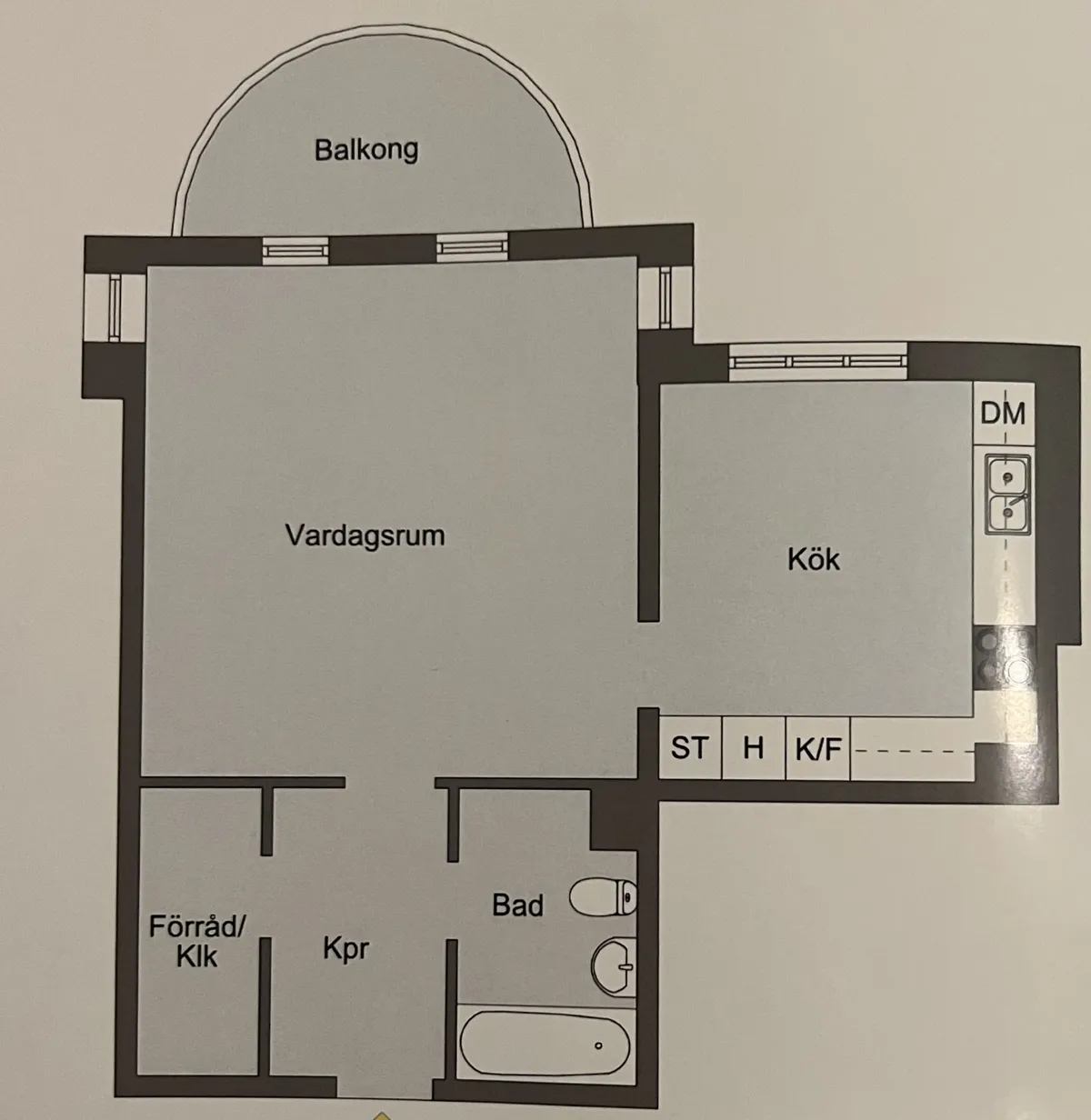 Hyreslägenhet på Märsta i marsta