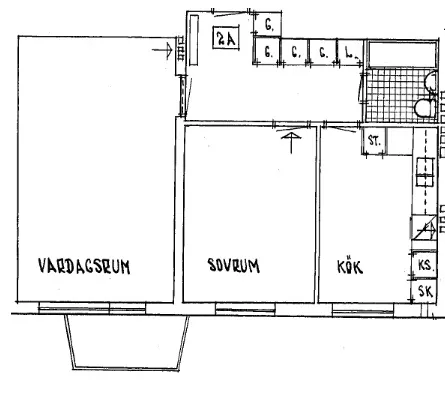 Hyreslägenhet på Katrineholm i katrineholm