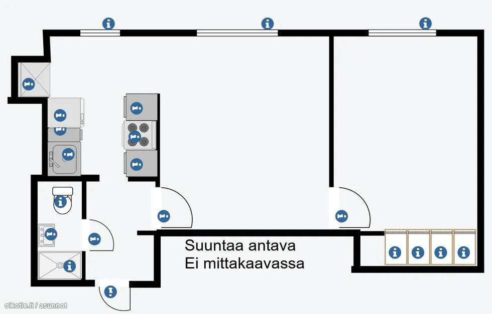 Hyreslägenhet på Helsinki i helsinki