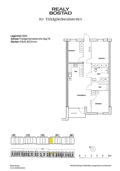 Hyreslägenhet på Märsta i marsta