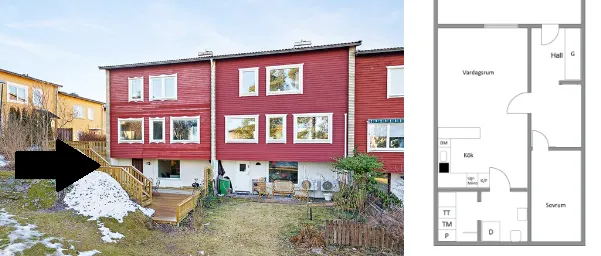 Hyreslägenhet på Skärholmen i skarholmen