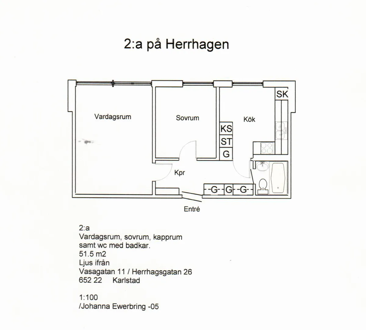Hyreslägenhet på Karlstad i karlstad
