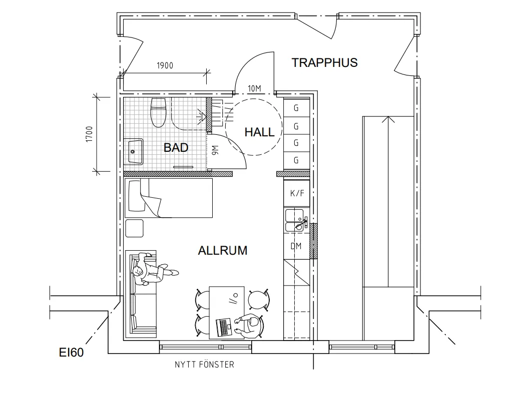 Hyreslägenhet på Kävlinge i kavlinge