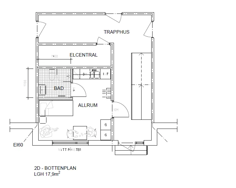 Hyreslägenhet på Kävlinge i kavlinge