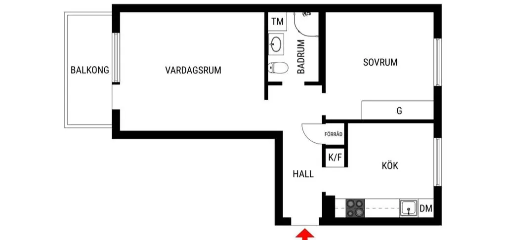 Hyreslägenhet på Västerås i vasteras