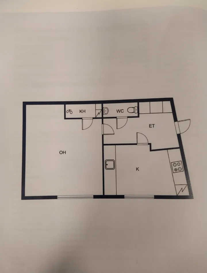 Hyreslägenhet på Riihimäki i riihimaki