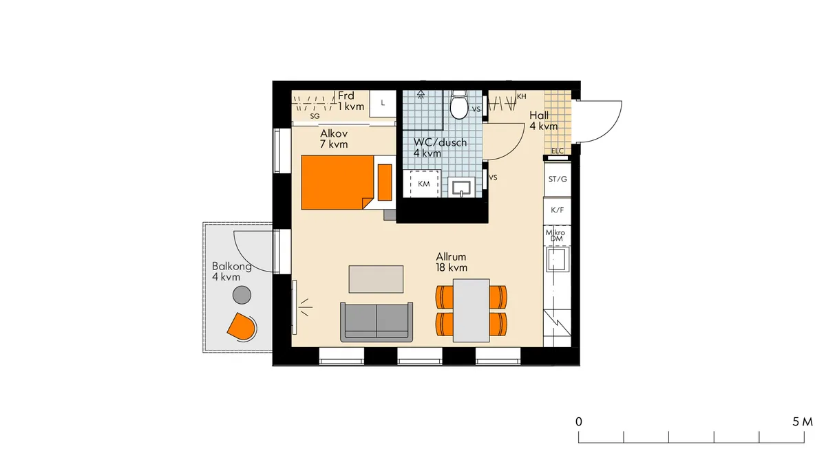 Hyreslägenhet på Västerås i vasteras