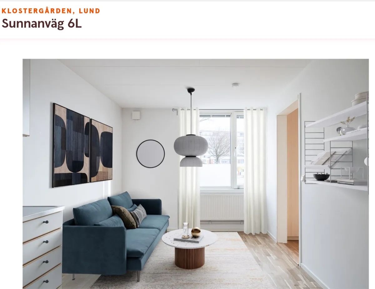 Hyreslägenhet på Lund i lund