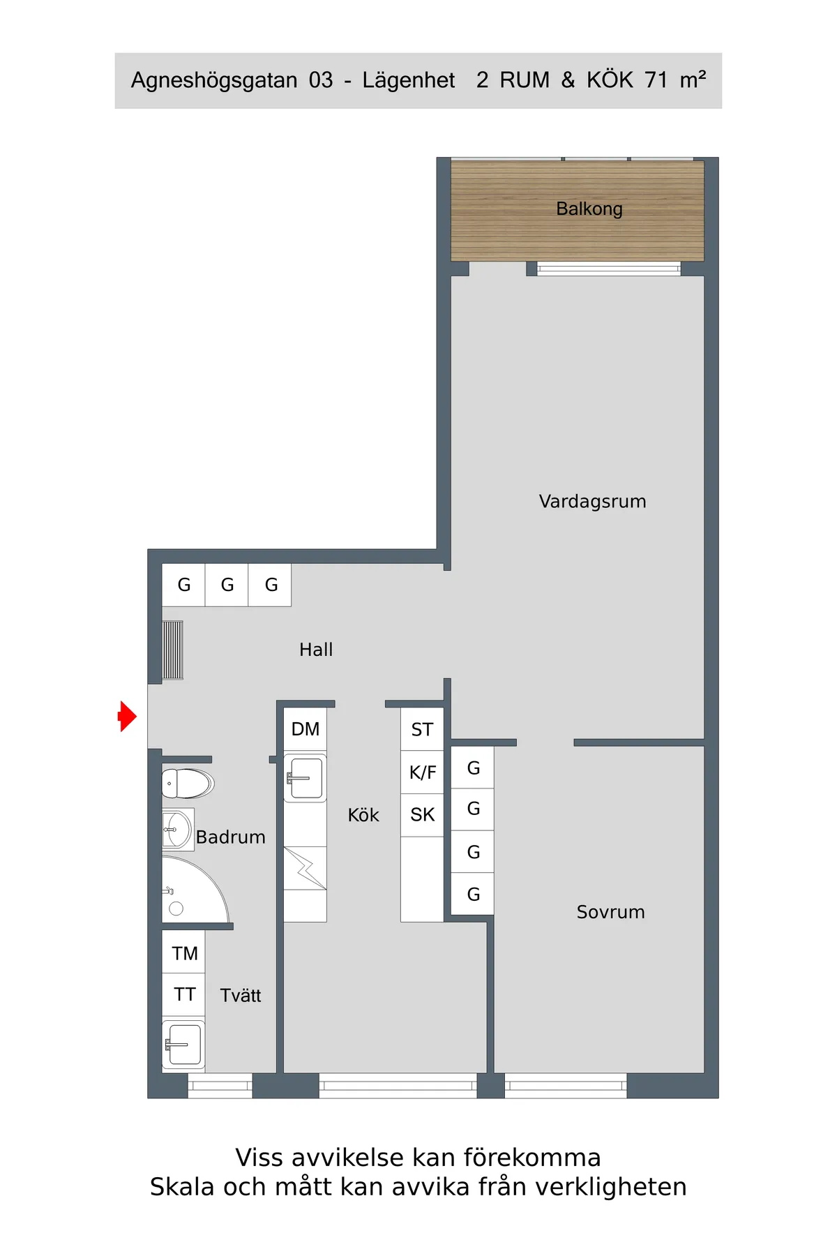 Hyreslägenhet på Motala i motala