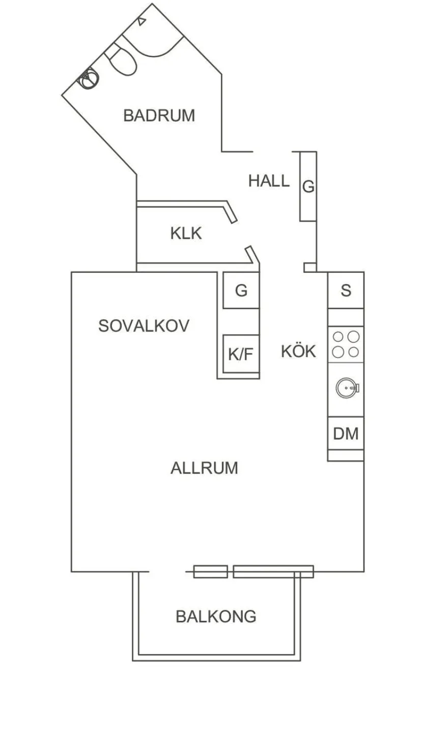 Hyreslägenhet på Hägersten i hagersten