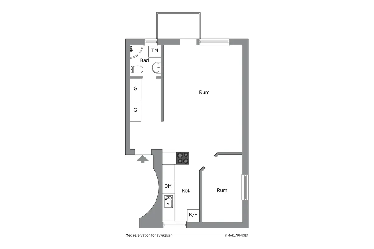 Hyreslägenhet på Johanneshov i johanneshov