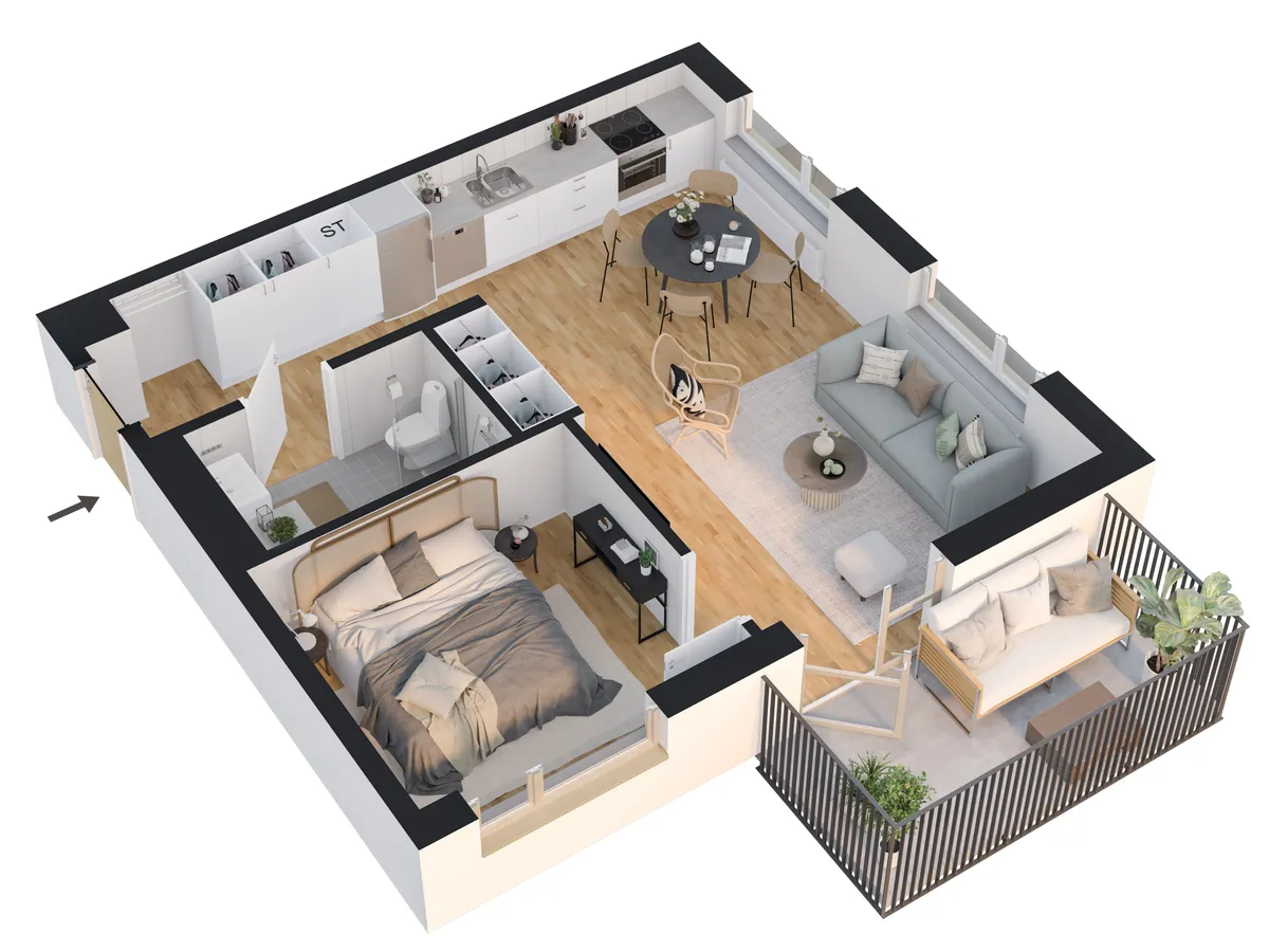 Hyreslägenhet på Västerås i vasteras