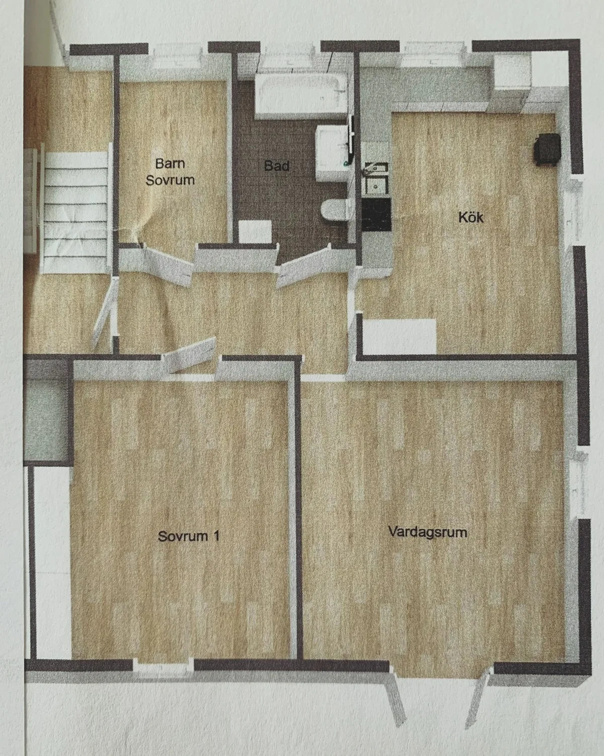 Hyreslägenhet på Ockelbo i ockelbo