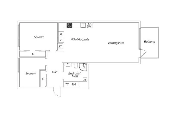 Hyreslägenhet på Malmö i malmo