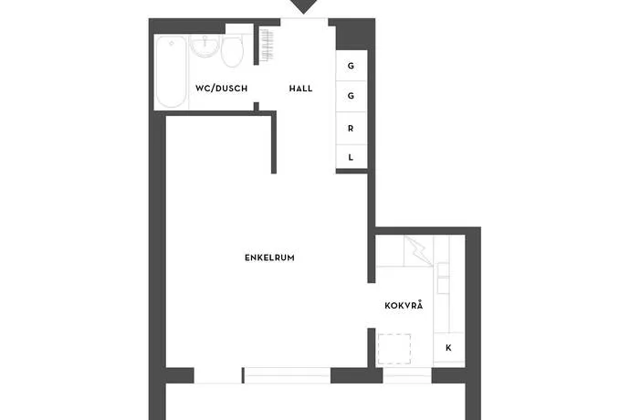 Hyreslägenhet på Nyköping i nykoping