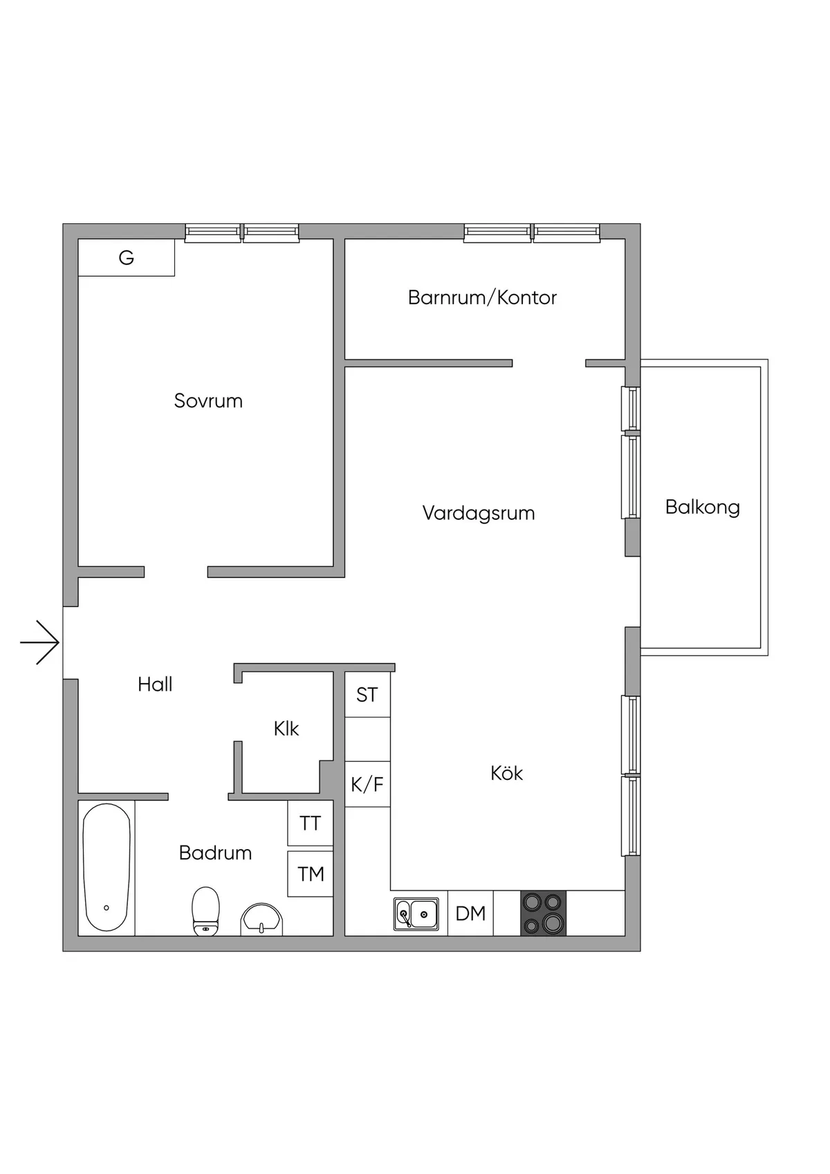 Hyreslägenhet på Älvsjö i alvsjo